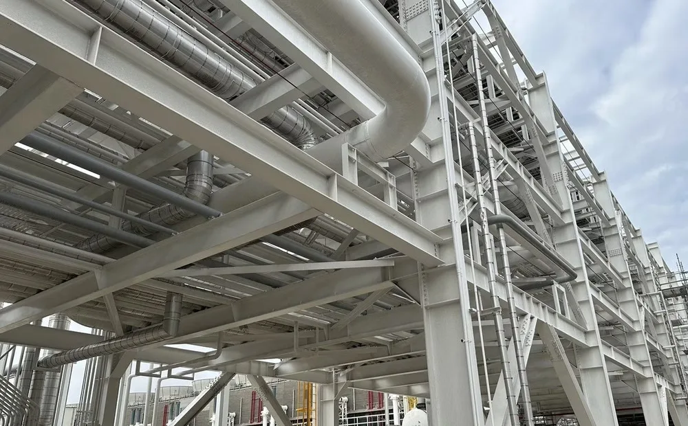 除鏽油漆施工現場